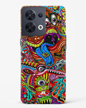 Psychedelic Monster Art Hard Case Phone Cover-(Oppo)