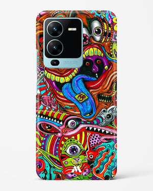 Psychedelic Monster Art Hard Case Phone Cover-(Vivo)