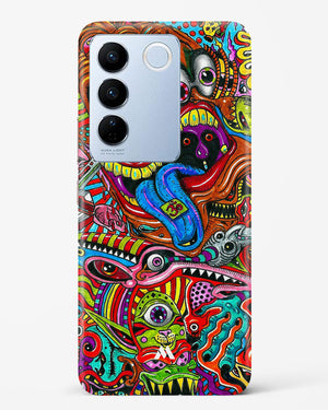 Psychedelic Monster Art Hard Case Phone Cover-(Vivo)