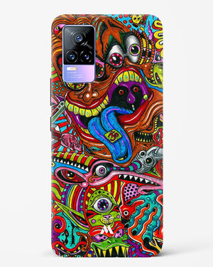 Psychedelic Monster Art Hard Case Phone Cover-(Vivo)