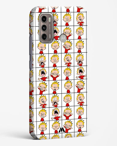 Calvin Making Faces Hard Case Phone Cover (Motorola)