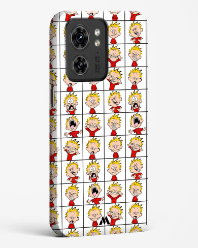 Calvin Making Faces Hard Case Phone Cover (Motorola)