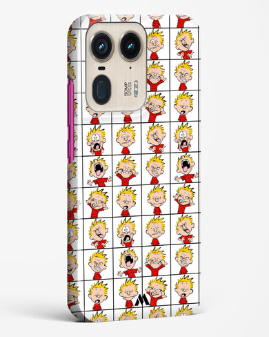 Calvin Making Faces Hard Case Phone Cover (Motorola)