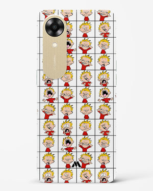 Calvin Making Faces Hard Case Phone Cover (Oppo)