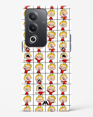 Calvin Making Faces Hard Case Phone Cover (Oppo)