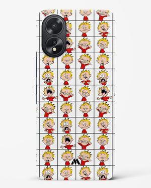 Calvin Making Faces Hard Case Phone Cover (Oppo)