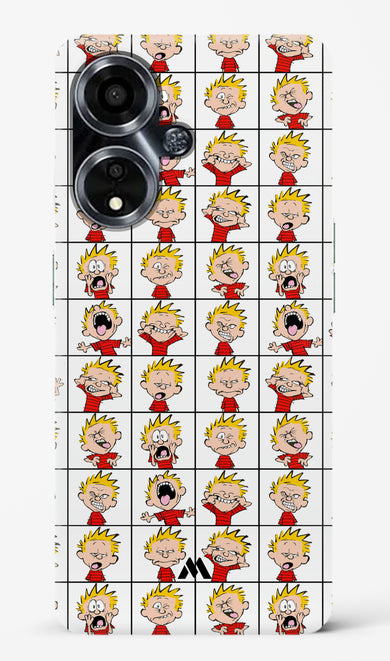 Calvin Making Faces Hard Case Phone Cover (Oppo)