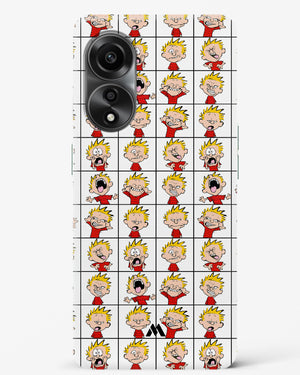 Calvin Making Faces Hard Case Phone Cover (Oppo)