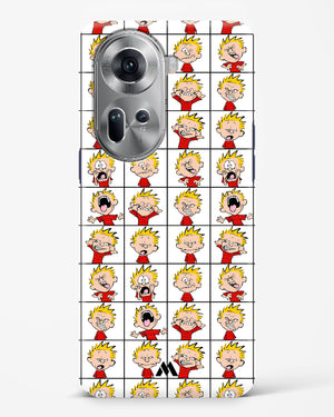 Calvin Making Faces Hard Case Phone Cover (Oppo)
