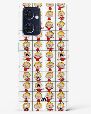 Calvin Making Faces Hard Case Phone Cover (Oppo)