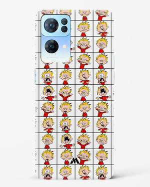 Calvin Making Faces Hard Case Phone Cover (Oppo)