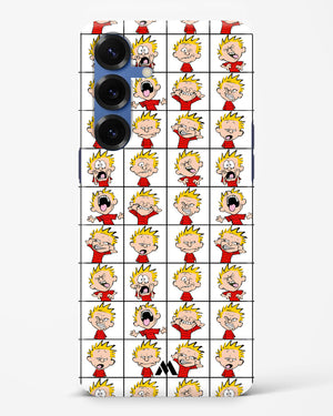 Calvin Making Faces Hard Case Phone Cover (Samsung)