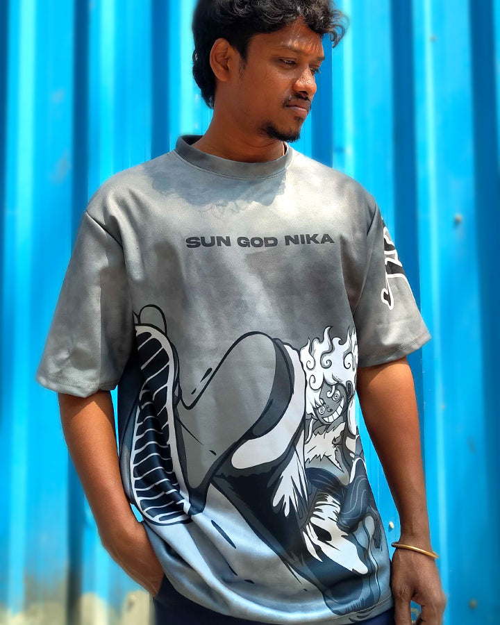 Sun God Nika Unisex Oversized-T-Shirt – Myxtur