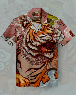 Roar of the Wild Unisex Linen Shirt