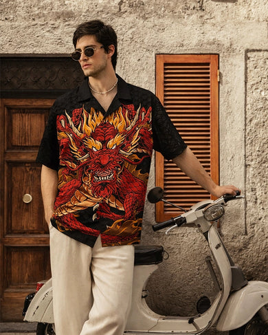 Dragon Slayer Unisex Linen Shirt