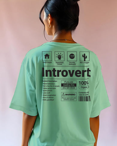 Introvert Inside Oversized-T-Shirt