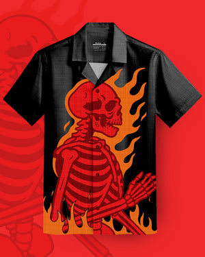 Inferno Soul Unisex Linen Shirt