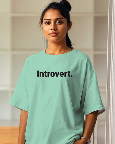 Introvert Inside Oversized-T-Shirt