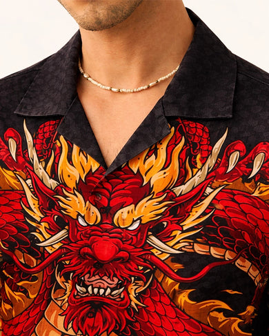 Dragon Slayer Unisex Linen Shirt
