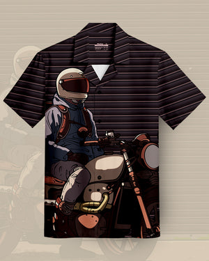 Midnight Rider Unisex Linen Shirt