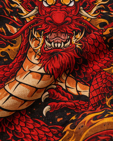 Dragon Slayer Unisex Linen Shirt