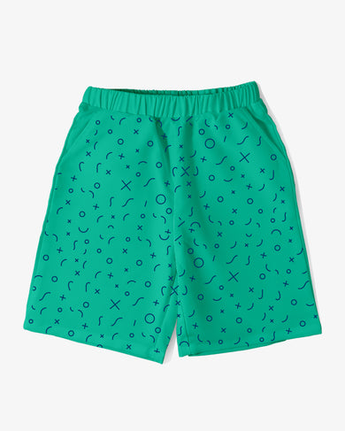 Geometrically Groovy Kids Shorts