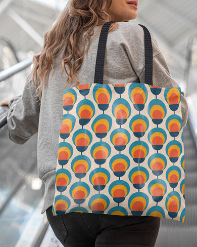 Groovy Blooms Tote Bag