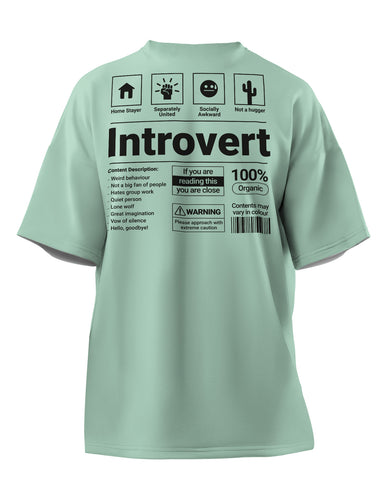 Introvert Inside Oversized-T-Shirt