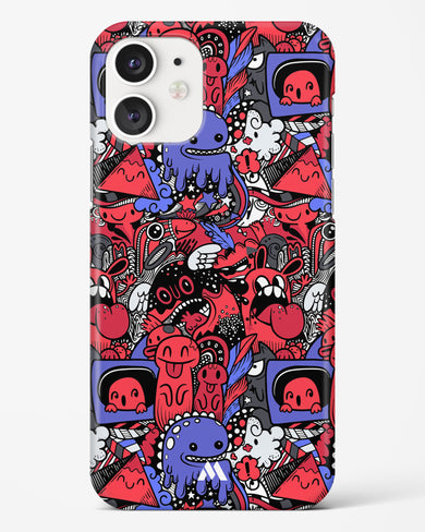 Monster Doodles Hard Case Phone Cover (Apple)