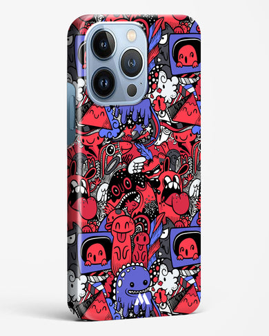 Monster Doodles Hard Case Phone Cover-(Apple)