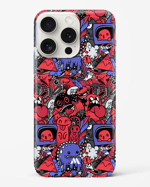 Monster Doodles Hard Case iPhone 15 Pro