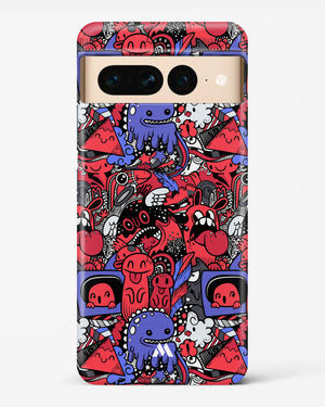 Monster Doodles Hard Case Phone Cover-(Google)