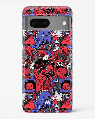 Monster Doodles Hard Case Phone Cover-(Google)