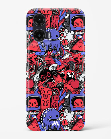 Monster Doodles Hard Case Phone Cover (Motorola)
