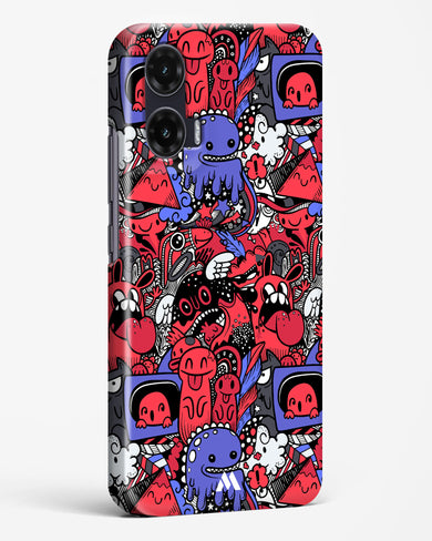 Monster Doodles Hard Case Phone Cover (Motorola)