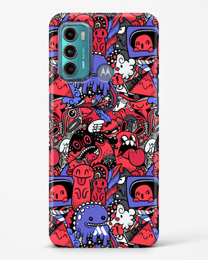 Monster Doodles Hard Case Phone Cover (Motorola)