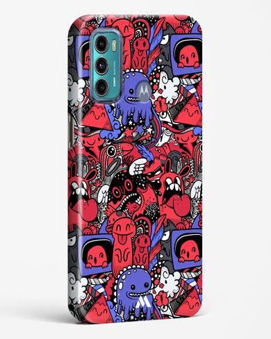 Monster Doodles Hard Case Phone Cover (Motorola)