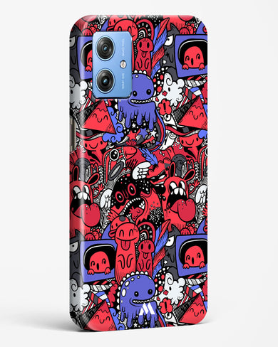 Monster Doodles Hard Case Phone Cover (Motorola)