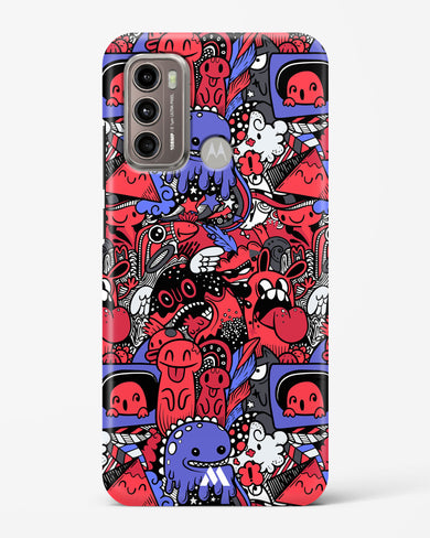 Monster Doodles Hard Case Phone Cover (Motorola)