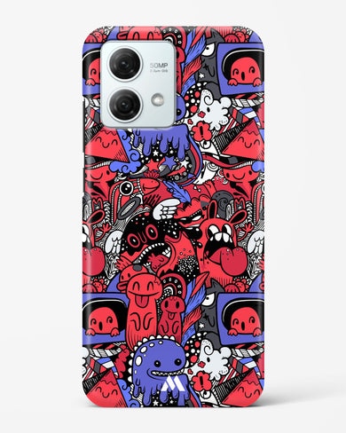 Monster Doodles Hard Case Phone Cover (Motorola)