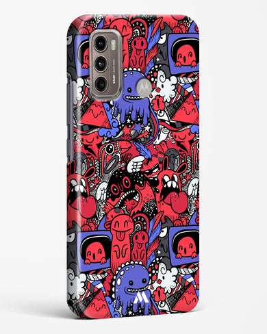 Monster Doodles Hard Case Phone Cover (Motorola)