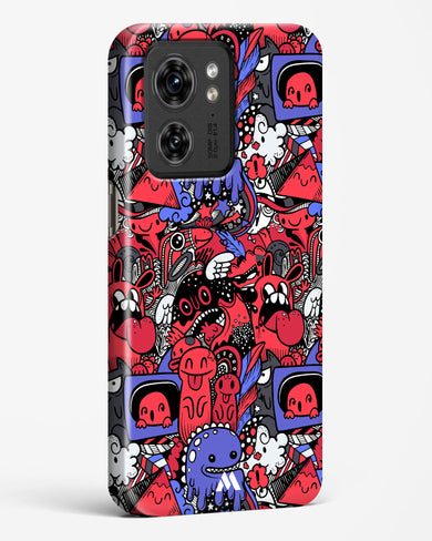 Monster Doodles Hard Case Phone Cover (Motorola)