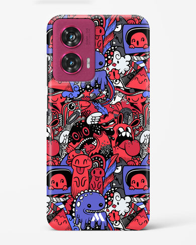 Monster Doodles Hard Case Phone Cover (Motorola)