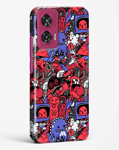 Monster Doodles Hard Case Phone Cover (Motorola)