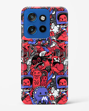 Monster Doodles Hard Case Phone Cover (Motorola)