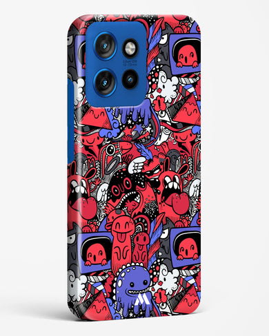 Monster Doodles Hard Case Phone Cover (Motorola)
