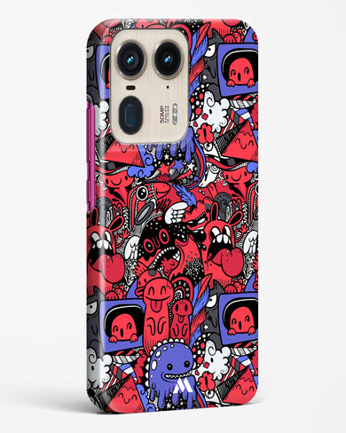 Monster Doodles Hard Case Phone Cover (Motorola)