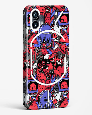 Monster Doodles Hard Case Phone Cover-(Nothing)