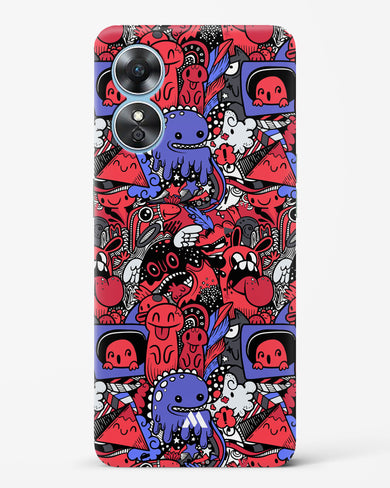 Monster Doodles Hard Case Phone Cover-(Oppo)