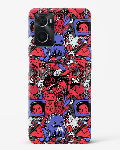 Monster Doodles Hard Case Phone Cover-(Oppo)